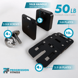 Progression Fitness Adjustable Dumbbells - 10 to 50lbs - Adjustable Dumbbells - Progression Fitness - 6