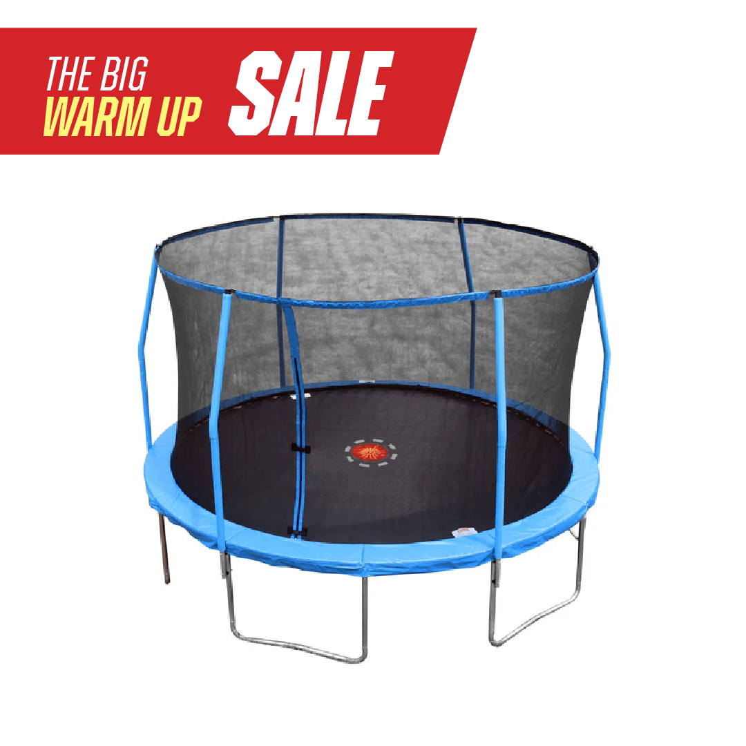 Trainor 13' Round Trampoline (With Flash Zone)-Trampolines-Flaman Family-1
