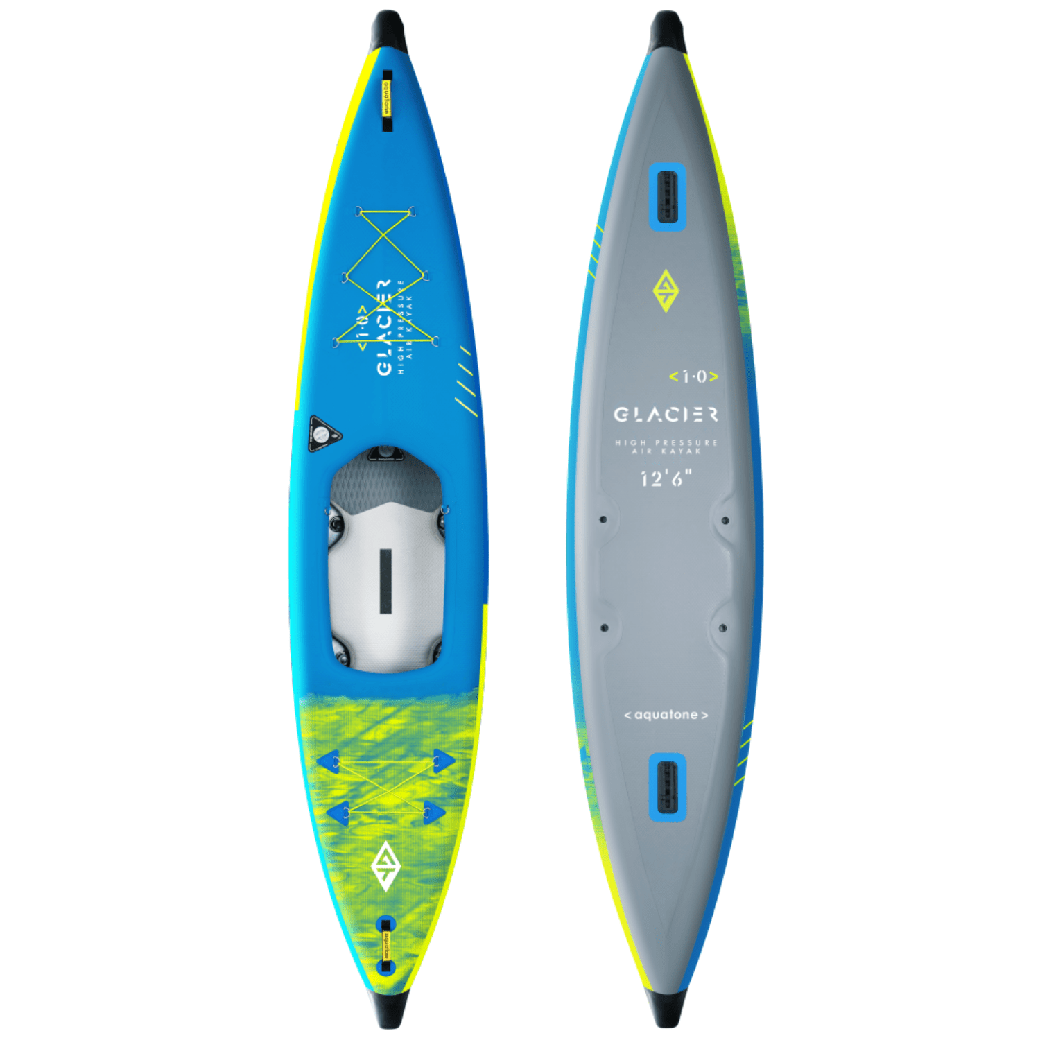Aquatone GLACIER 12'6 Inflatable Kayak-Inflatable Kayak-Aquatone-1