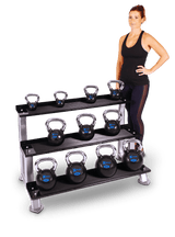 Progression 420 3-Tier Kettlebell Rack-Kettlebell Rack-Progression Fitness-4
