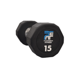 Progression Fitness Commercial Rubber Dumbbell - Single-Commercial Dumbbells-Flaman Fitness-9