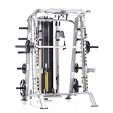 TuffStuff Smith-Half Cage Ensemble - CSM 725WS & TuffStuff Multi-purpose Bench - CMB 375-Smith Machine Half Rack-TuffStuff Fitness-2