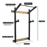 Xebex Wall-Mount Rack-Wall Mounted Rack-Xebex Fitness-2