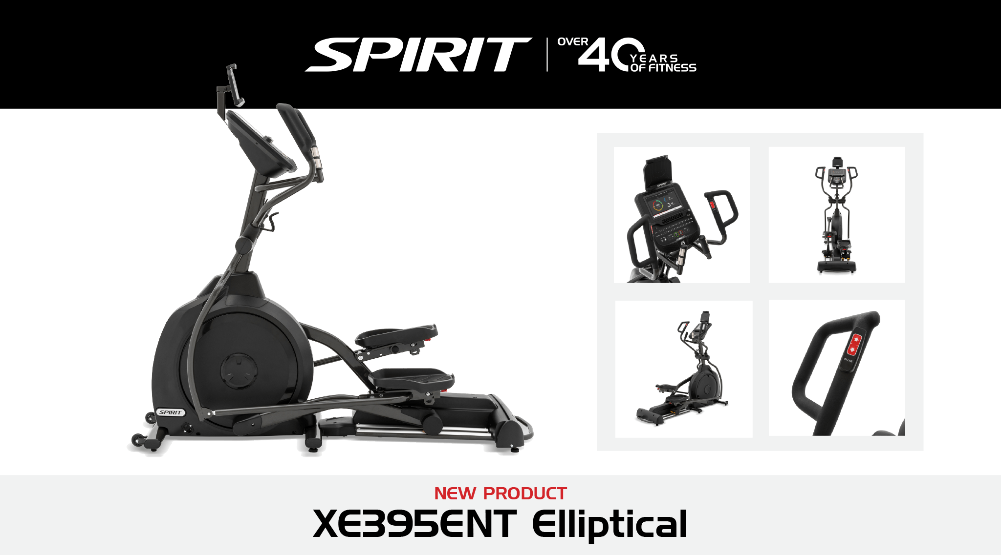 Discover the New XE395ENT Elliptical by Spirit at Flaman Fitness - Flaman Fitness