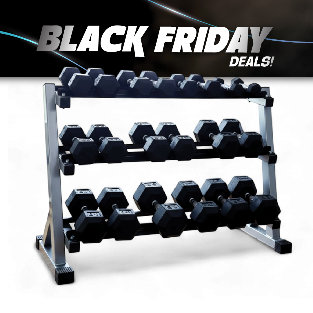 Progression Rubber Hex Dumbbell - Single $1.29/lb