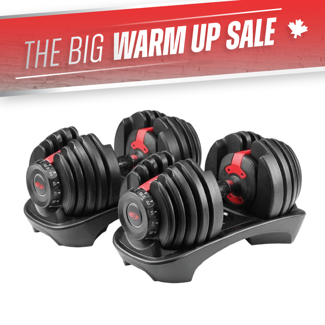 Bowflex 552 SelectTech Adjustable Dumbbells - Pair (5 LB - 52 LB)