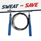 MD Buddy Wire Cable Speed Rope - Blue Handle