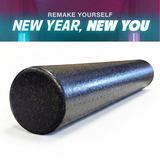 Progression High Density 3 FT Black Foam Roller - (6" x 36")