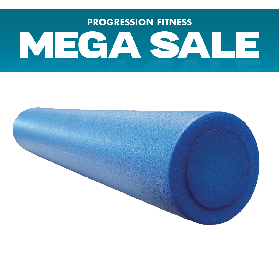 Progression Medium Density 3 FT Blue Foam Roller - (6" x 36")