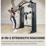 Centr 3 Smith Machine Functional Trainer / FLB2 Bench - Functional Trainer - Inspire Fitness - 7