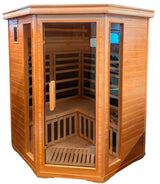 Healing Waters 3 person Corner Unit Sauna