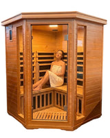 Healing Waters 3 person Corner Unit Sauna