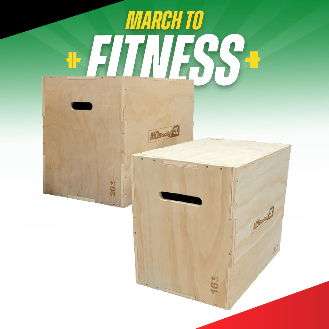 MD Buddy Wooden Plyo Boxes - Wooden Plyo Box - MD Buddy - 1