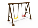 OUTDOOR Standard Swing Set (FY-12602)-Outdoor Recreation-Flaman Fitness-1