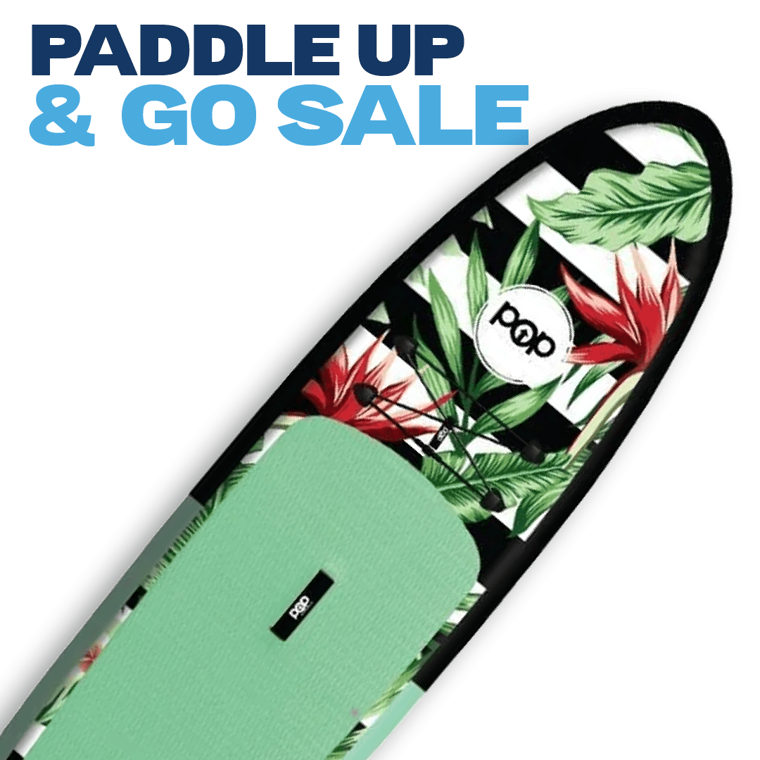 Pop 10'6" Inflatable Royal Hawaiian (Mint/Black) - 10'6" Paddleboard - POP Board Co. - 1
