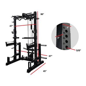 Progression Fitness 275 Super Half Rack - Weight Lifting Half Rack - Progression Fitness - 2