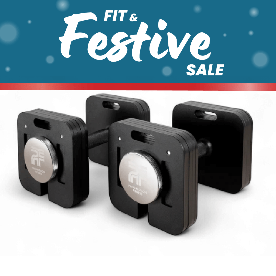 Progression Fitness Adjustable Dumbbells - 10 to 50lbs - Adjustable Dumbbells - Progression Fitness - 1