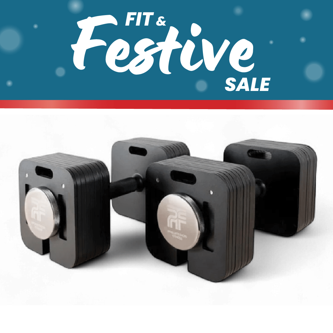 Progression Fitness Adjustable Dumbbells 10 to 90lbs - Adjustable Dumbbells - Progression Fitness - 1