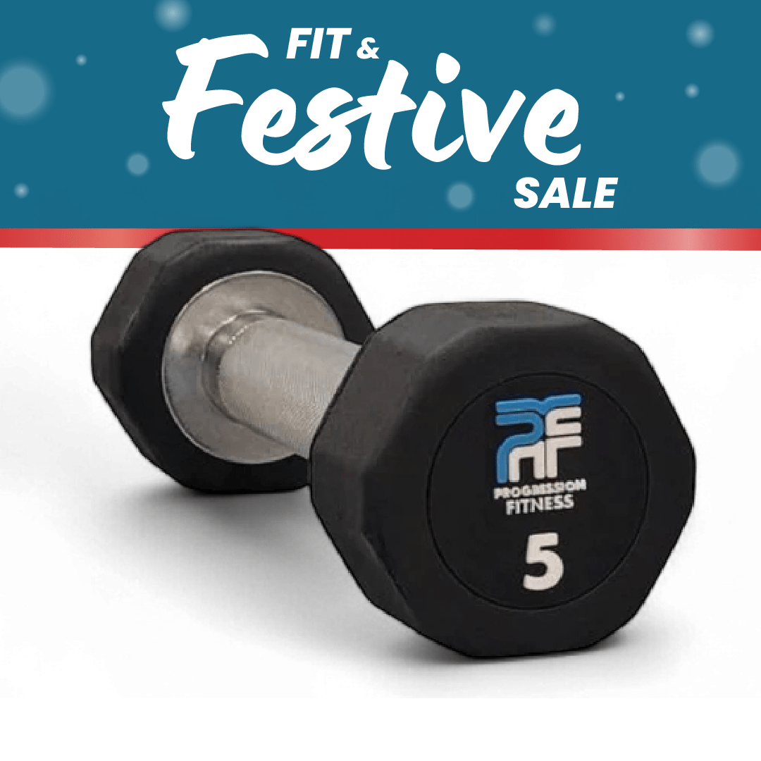 Progression Fitness Commercial Rubber Dumbbells - Commercial Dumbbells - Progression Fitness - 1