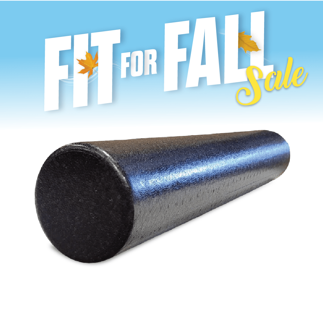 Progression High Density 3 FT Black Foam Roller - (6" x 36") - Foam Roller - Progression Fitness - 1