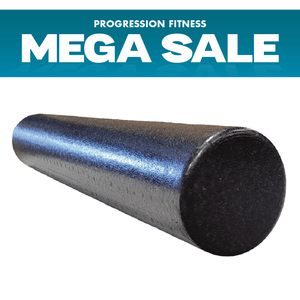 Progression High Density 3 FT Black Foam Roller - (6" x 36") - Foam Roller - Progression Fitness - 1