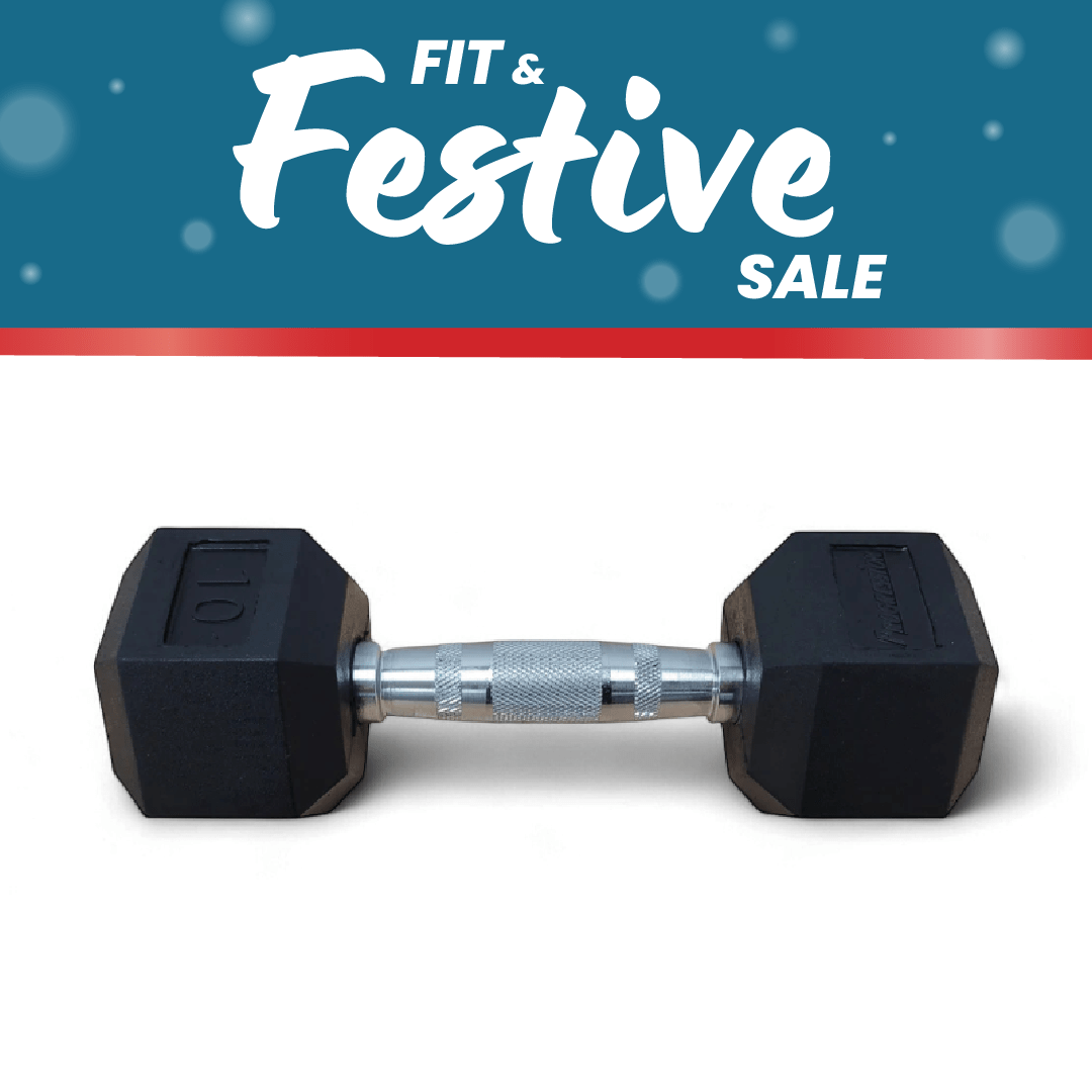 Progression Rubber Hex Dumbbell - Single $1.29/lb - Dumbbells - Progression Fitness - 1