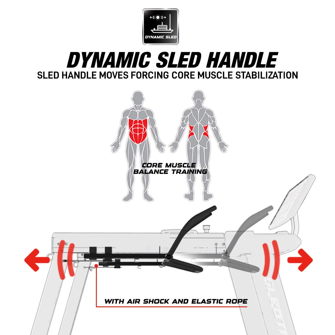 Xebex Sledtrac 6000 - Treadmills - Flaman Fitness - 7