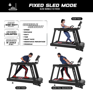 Xebex Sledtrac 6000 - Treadmills - Flaman Fitness - 6