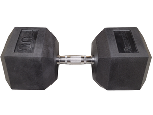 Progression Rubber Hex Dumbbell - Single