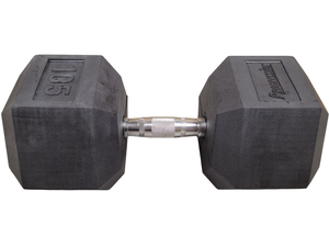 Progression Rubber Hex Dumbbell - Single