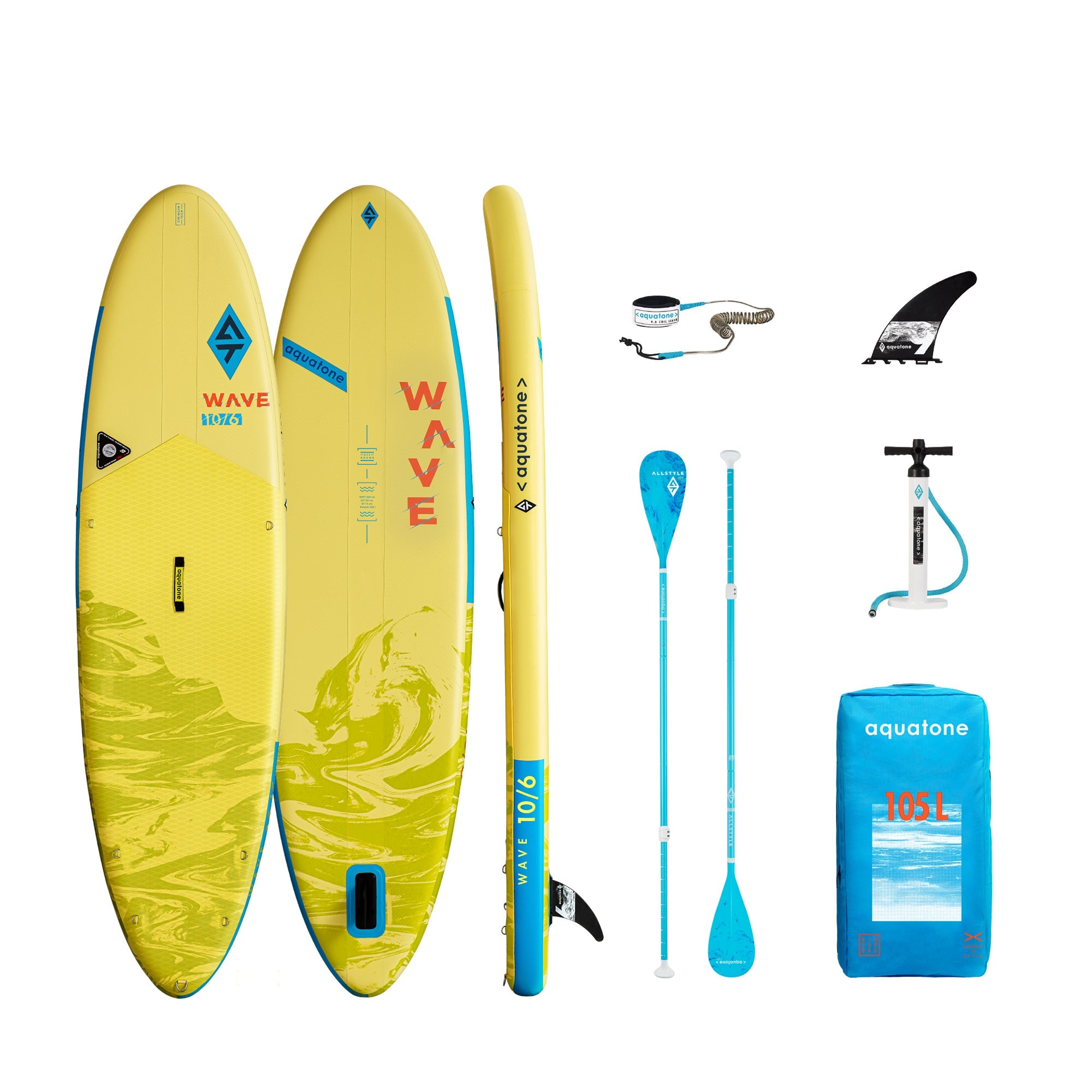 Aquatone 10' 6" Wave All Around SUP-Paddleboards-Aquatone-1