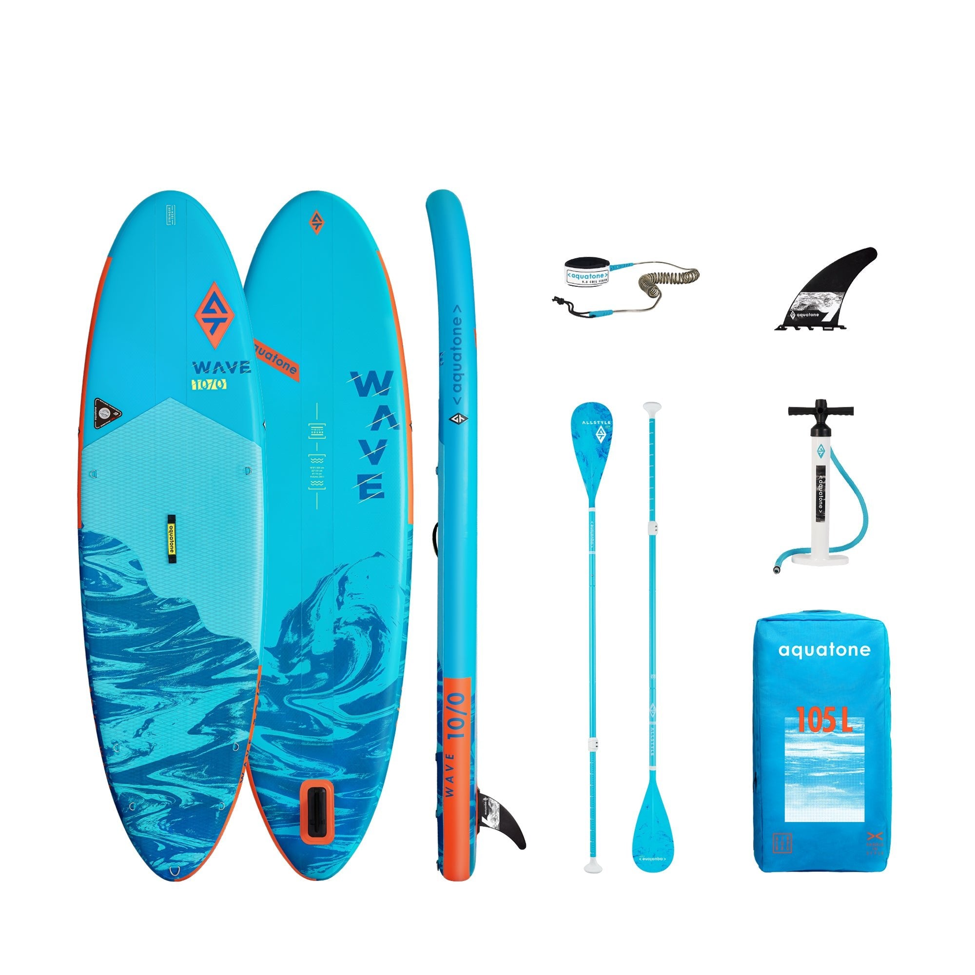 Aquatone 10' 0" Wave All Around SUP-Paddleboards-Aquatone-1