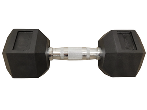 Progression Rubber Hex Dumbbell - Single