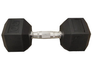 Progression Rubber Hex Dumbbell - Single