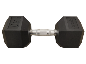 Progression Rubber Hex Dumbbell - Single