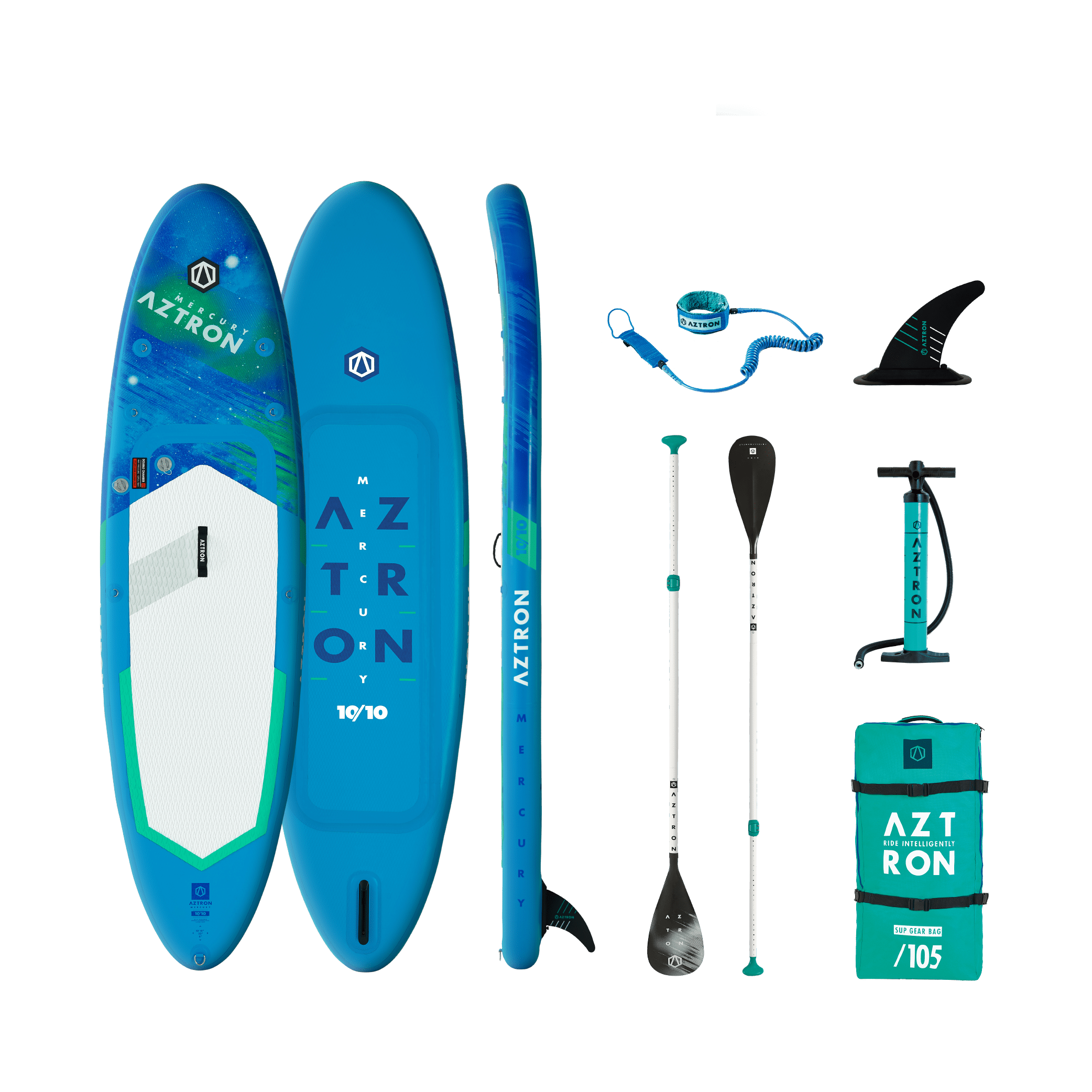 AZTRON MERCURY 10.10 インフレータブルSUP ジャンク Flaman Fitness | Aztron MERCURY All Around SUP - 10 FT 10 inch