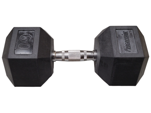 Progression Rubber Hex Dumbbell - Single