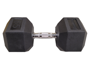 Progression Rubber Hex Dumbbell - Single