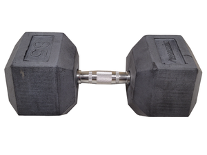 Progression Rubber Hex Dumbbell - Single