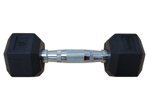 Progression Rubber Hex Dumbbell - Single