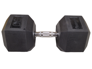 Progression Rubber Hex Dumbbell - Single