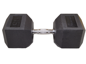 Progression Rubber Hex Dumbbell - Single