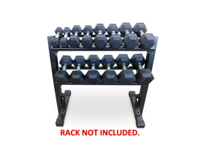 Progression Rubber Hex Dumbbell - Single