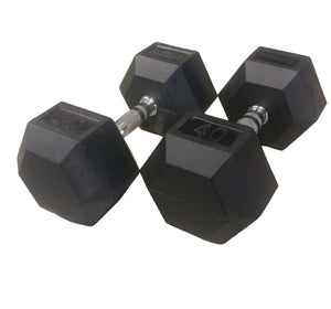 Progression Rubber Hex Dumbbell - Single