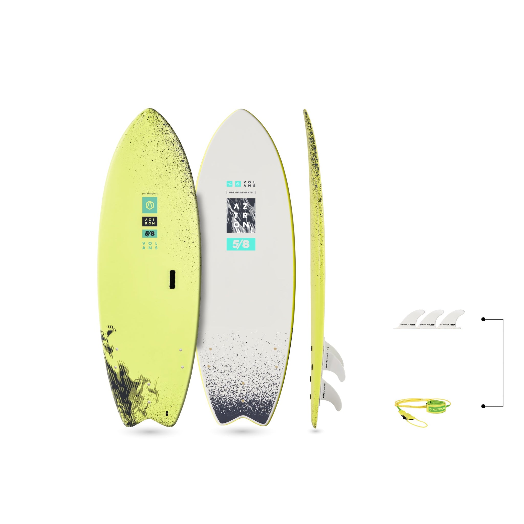 Aztron VOLANS Soft Surfboard - 5' 8"-Paddleboards-Aztron Sports-1