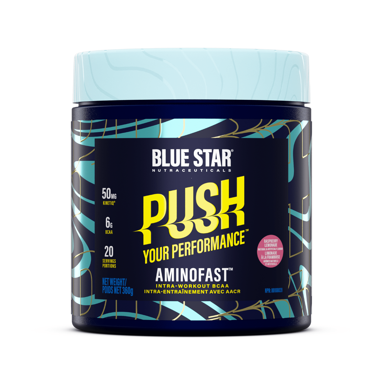 Blue Star BURST Aminofast Raspberry Lemonade 360g-Amino Acids-Flaman Fitness-1