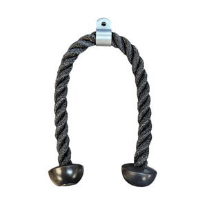 Grizzly Tricep Rope Double Grip Black