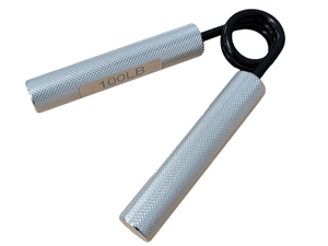 MD Buddy Aluminum Hand Grip Exerciser - Silver (100 LB)-100lbs Grip Strength-MD Buddy-2