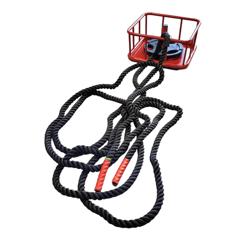 Flaman Fitness  MD Buddy Battle Rope Basket Anchor Station