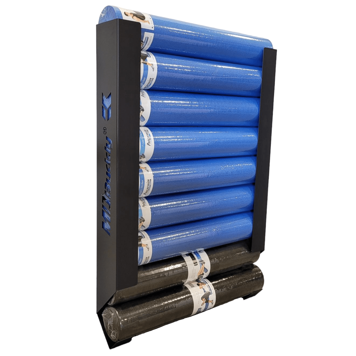 Flaman Fitness | MD Buddy Wall Mounted Foam Roller Rack